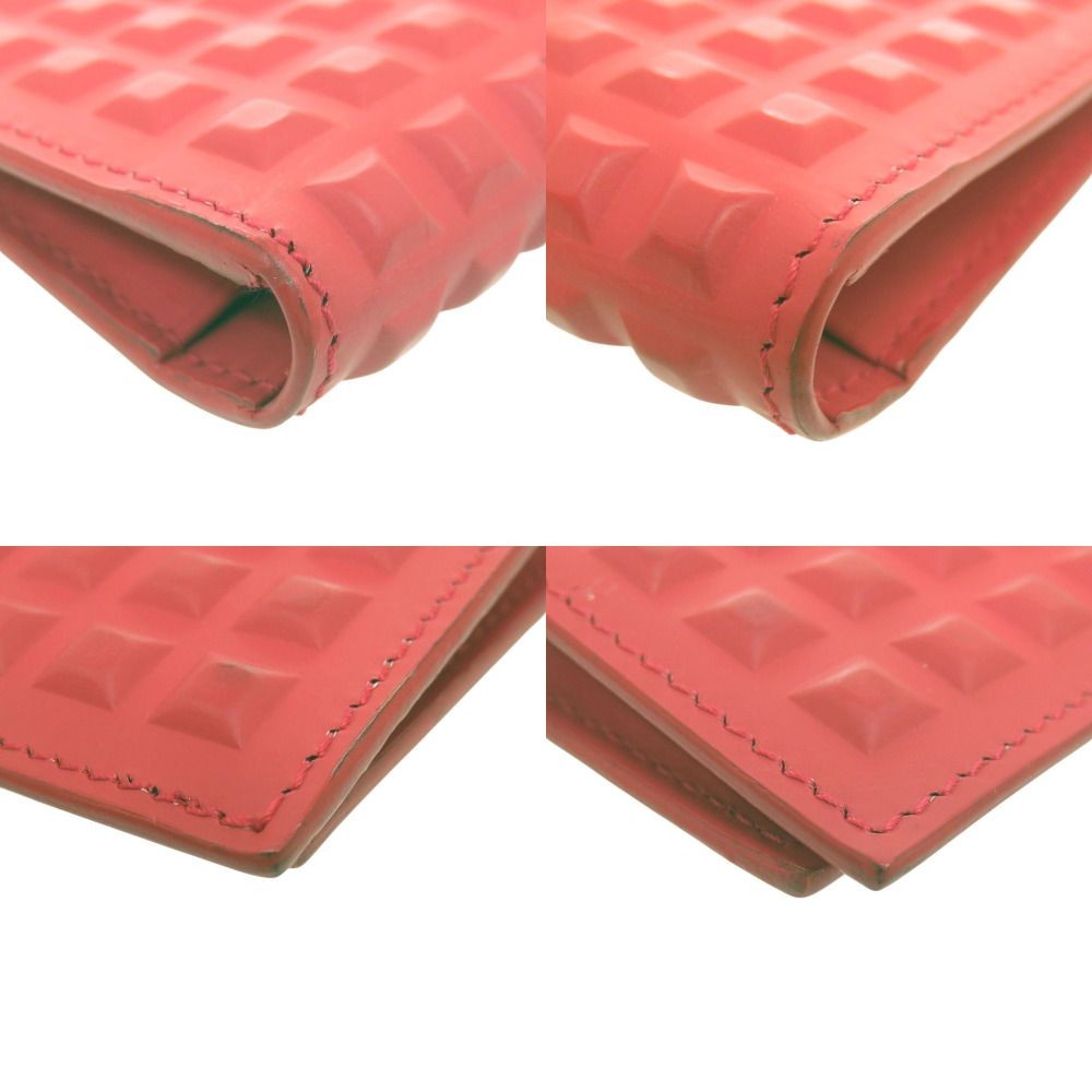 Balenciaga Grid Leather Card Case Red Women’s Italy thumbnail 8