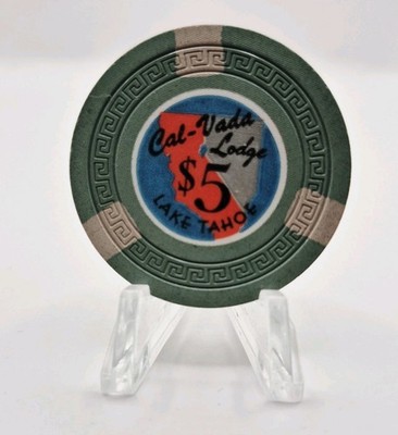 Cal-Vada Lodge Lake Tahoe Nevada 1948 $5 Casino Chip N7043