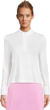 New Callaway Golf Ladies Long Sleeve Sun Protection Brilliant White Xs/Sp