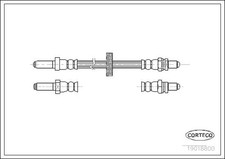 Flexible de frein Ford ORION