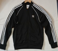 Adidas Originals Superstar Track Jacket for Men, Size Medium - Black And White