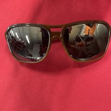 Vintage Nylon French Depose Brown Square Aviator Sunglasses