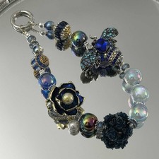 Blue Bumblebee Premium Luxury Phone Bling Chain / Charm