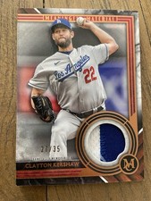 2022 Museum Collection - Clayton Kershaw - Meaningful Materials Relics /35 GU
