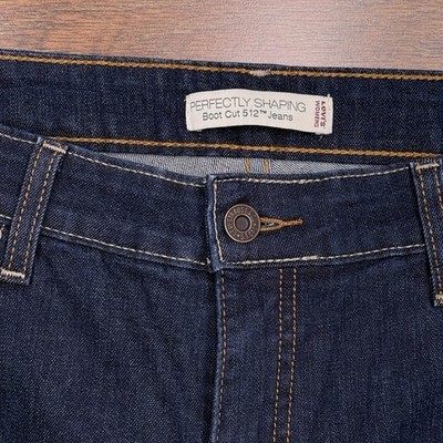 Levis 512 Bootcut Jeans Womens 18 S / C Perfectly Shaping Stretch