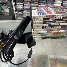 Microsoft Xbox 360 Kinect Sensor Bar with 10 Games Bundle -Tested