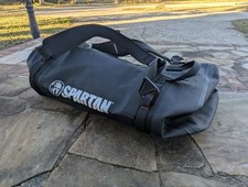 Spartan Race Waterproof Duffel Bag Gym Travel CrossFit Black Lightly Used LV44
