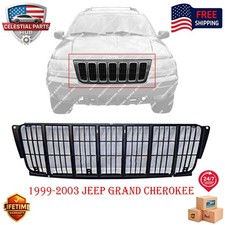 New Oem Replaces Front Grill Grille Insert For 1999-2003 Jeep Grand Cherokee