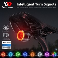 Wasserdichtes Fahrradlicht mit Fernbedienung Blinker, MTB Bremse und Rücklicht
