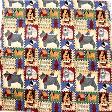 Debbie Mumm Quilting Fabric Mumms the Word Faithful Companion Dogs Cotton BTHY