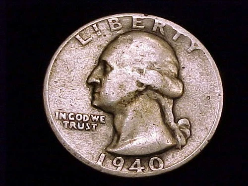 1940-D Washington Quarter, Fine Grade