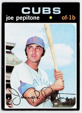 1971 Topps #90 Joe Pepitone
