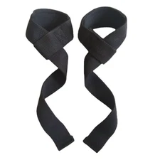 1 Pair Gym Lifting Straps Fitness Gloves Anti-Slip Hand Wraps Wrist Straps Suppo