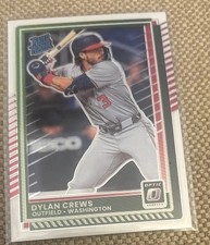 2025 Panini Donruss Optic  Dylan Crews #54 (RC)  Nationals
