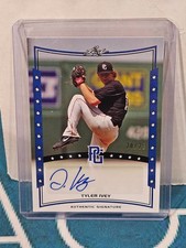 2014 Leaf Perfect Game Showcase - Autographs Tyler Ivey #A-TI1 Blue /25
