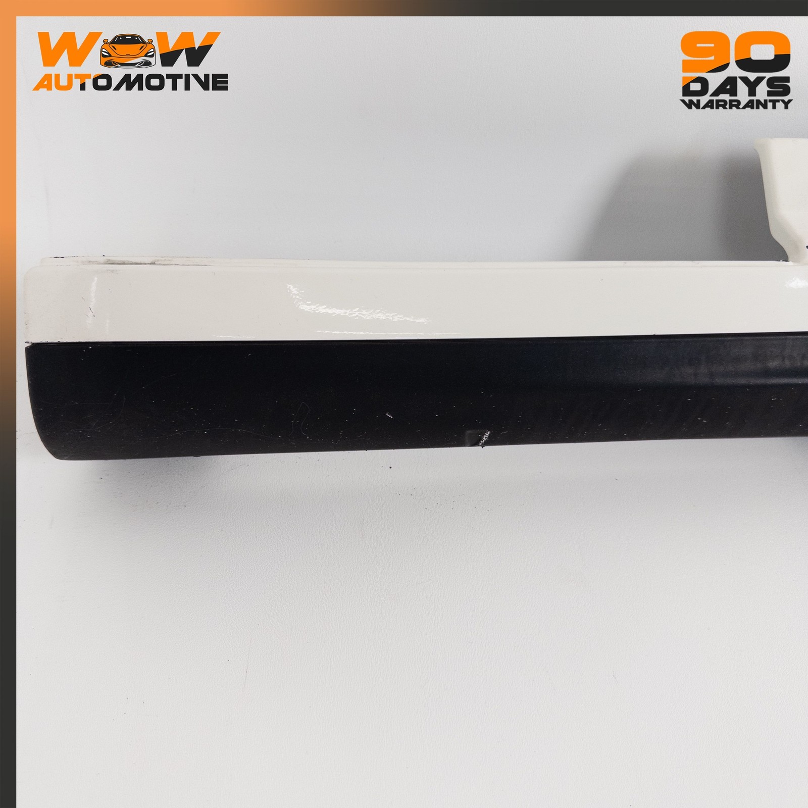 13-19 MASERATI QUATTROPORTE GTS LEFT DRIVER SIDE ROCKER PANEL SKIRT WHITE OEM