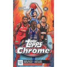 2024-25 Topps Chrome NBL Basketball Hobby Box Factory Sealed
