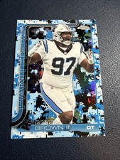 2025 Topps Chrome BOBBY BROWN III #46 Team Camo Variation Short Print - Panthers