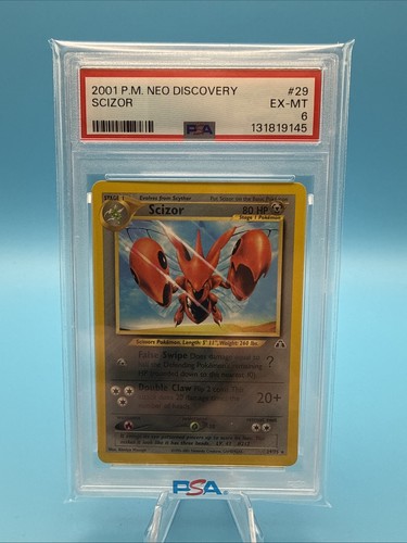 Scizor (Unlimited) graded PSA 6 for sale on eBay