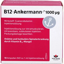B12 Ankermann 1000 μg Injektionslösung Amp. 10X1ml - PZN 97040