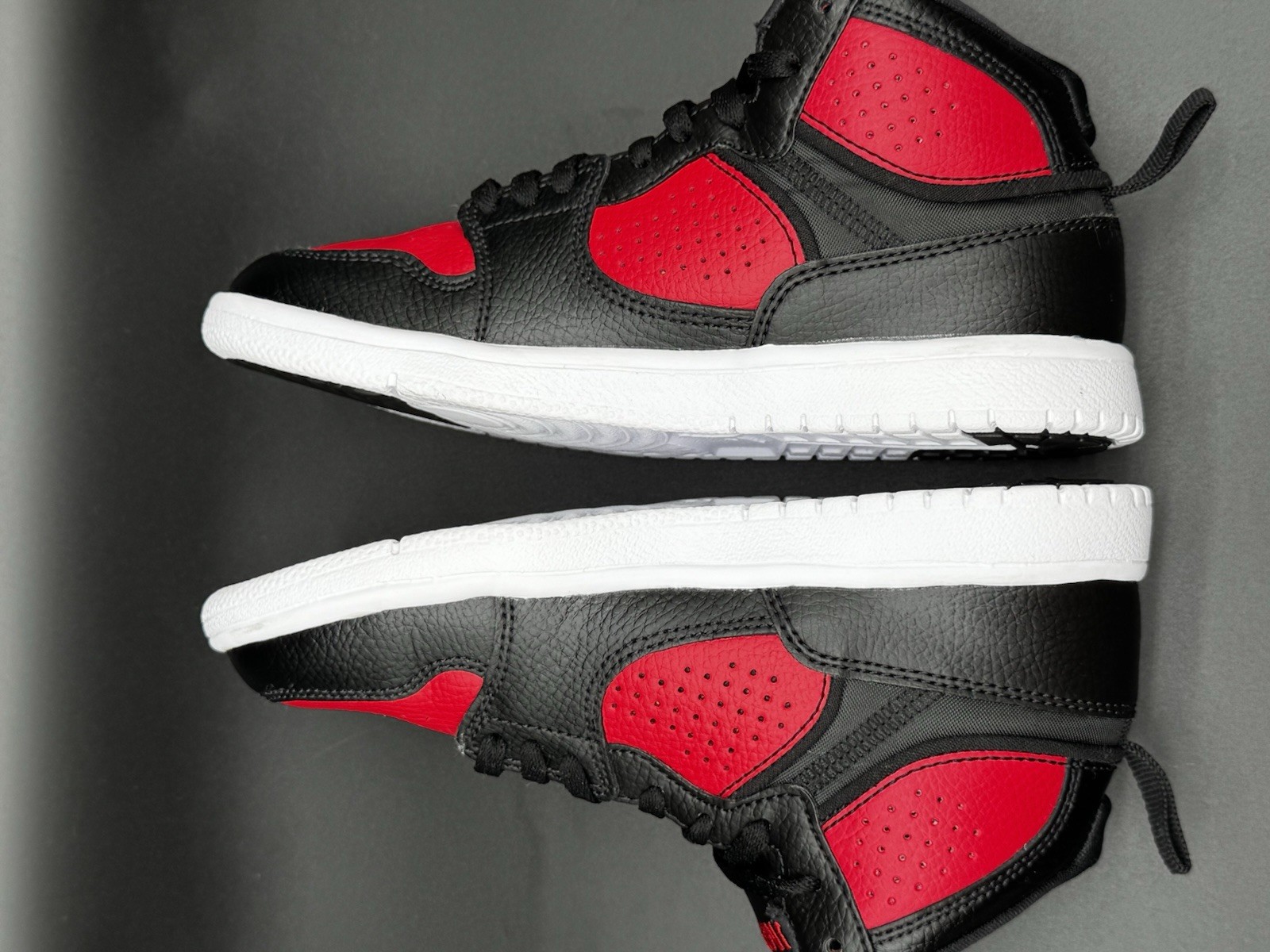 Size 3Y - Nike Air Jordan Access Bred Big Kid Shoes Black Red AV7942-006 image 7