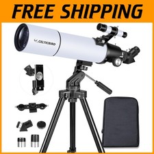 High Powered 80mm Aperture Telescope with AZ Mount