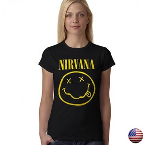 camiseta nirvana mujer