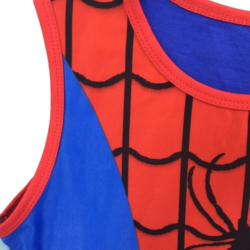 Kids Girls Spidergirl Costume Dress Up Superhero Spider-man Fancy Dress Cosplay - Picture 7 of 15