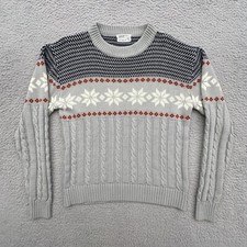 Vintage JCPenny Boys Large 16-18 Long Sleeve Acrylic Winter Christmas Sweater