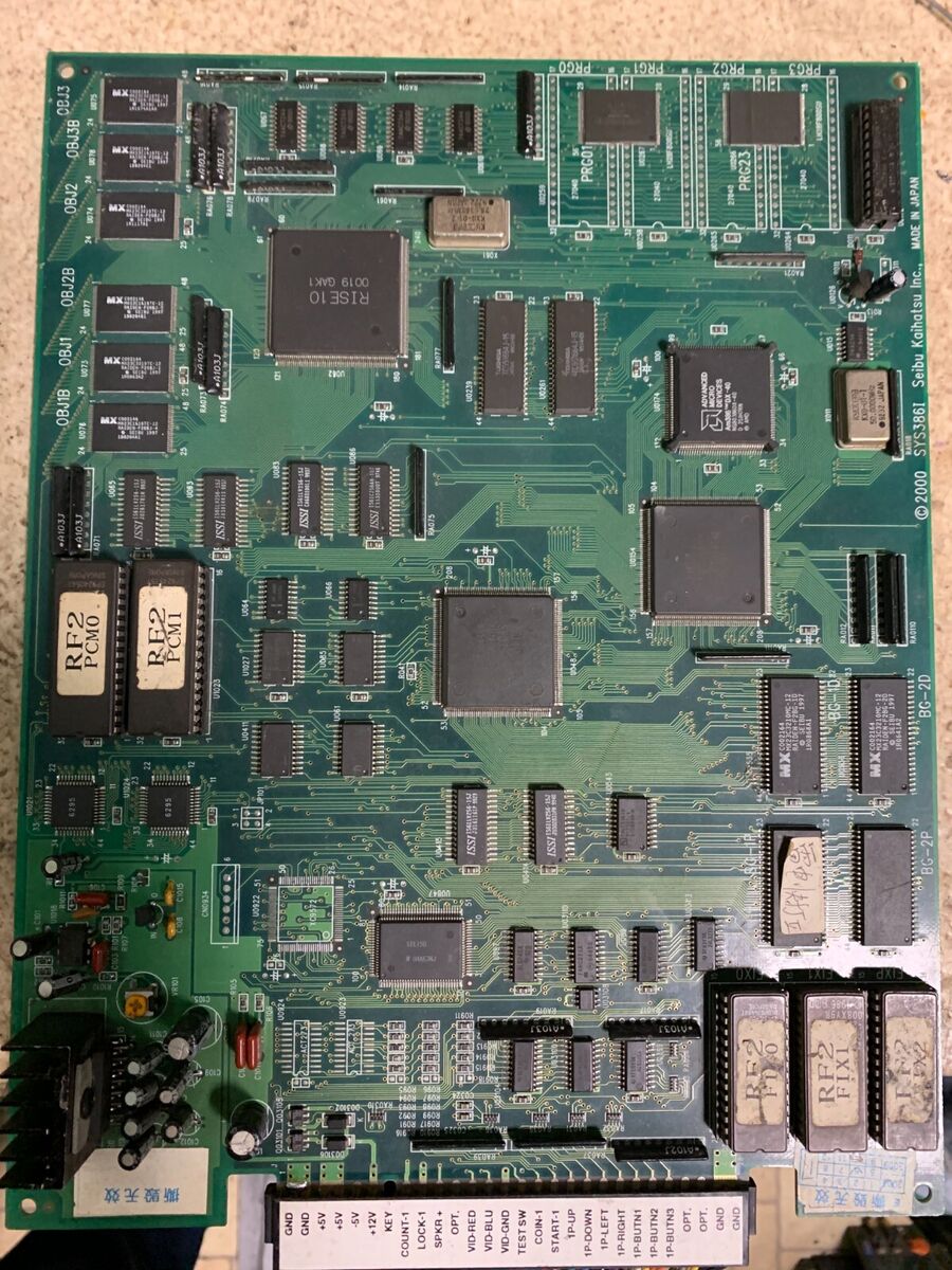 Seibu Kaihatsu Raiden Fighters 2 Arcade PCB | eBay Seibu Kaihatsu Raiden Fighters 2 Arcade PCB | eBay