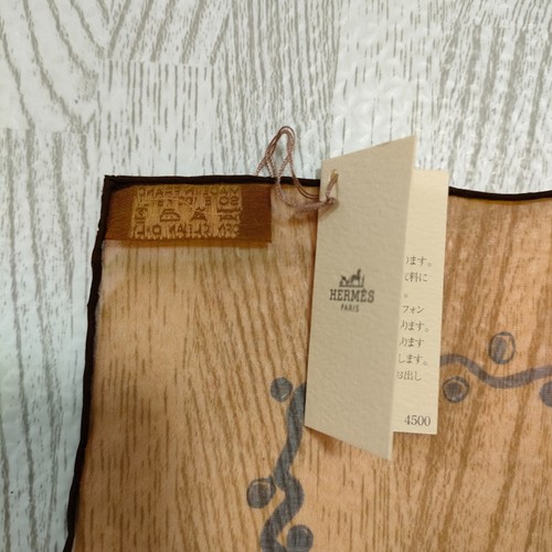 Unused w/box HERMES Petit Carre 45 a votre service mousseline Silk Scarf 41cm - Picture 14 of 22