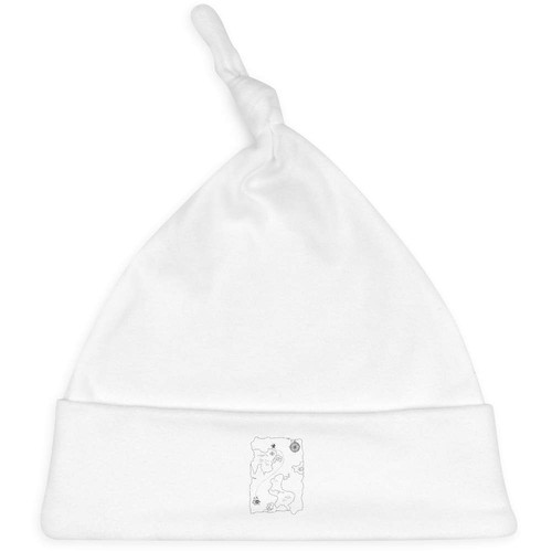 'Pirate Treasure Map' Baby Beanie Hat (BH00029057)