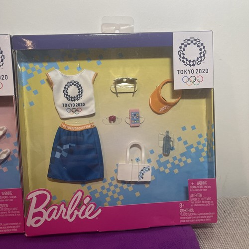Barbie Puppenkleidung Olympiade Tokio 2020 - 3 Outfits - Neu - Bild 4 von 4