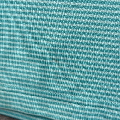 Under Armour Poloshirt Herren mittelblau gestreift Golf Heatgear bestickt MÄNGEL - Bild 6 von 10