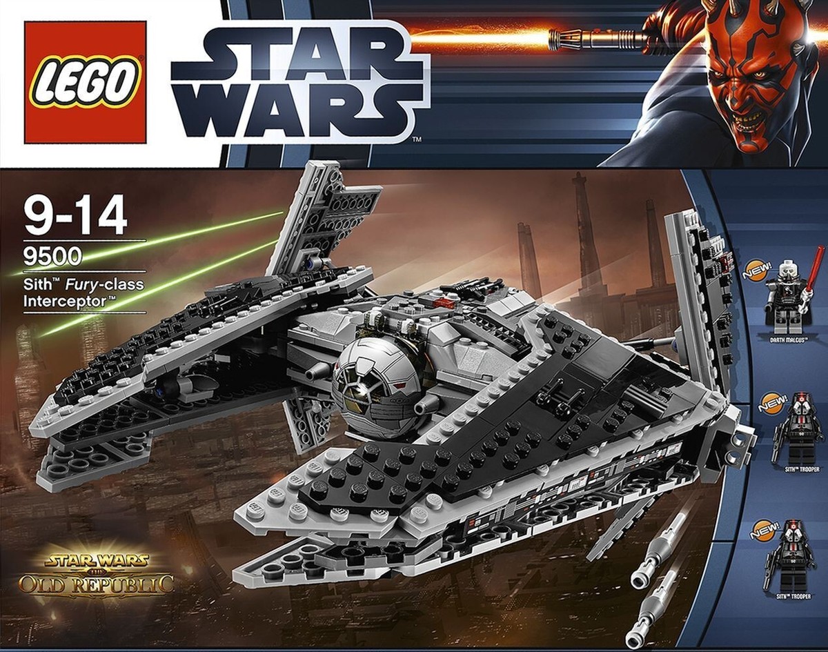 NEW LEGO 9500 Star Wars Sith Fury-class Interceptor Factory Sealed Retired  MIB