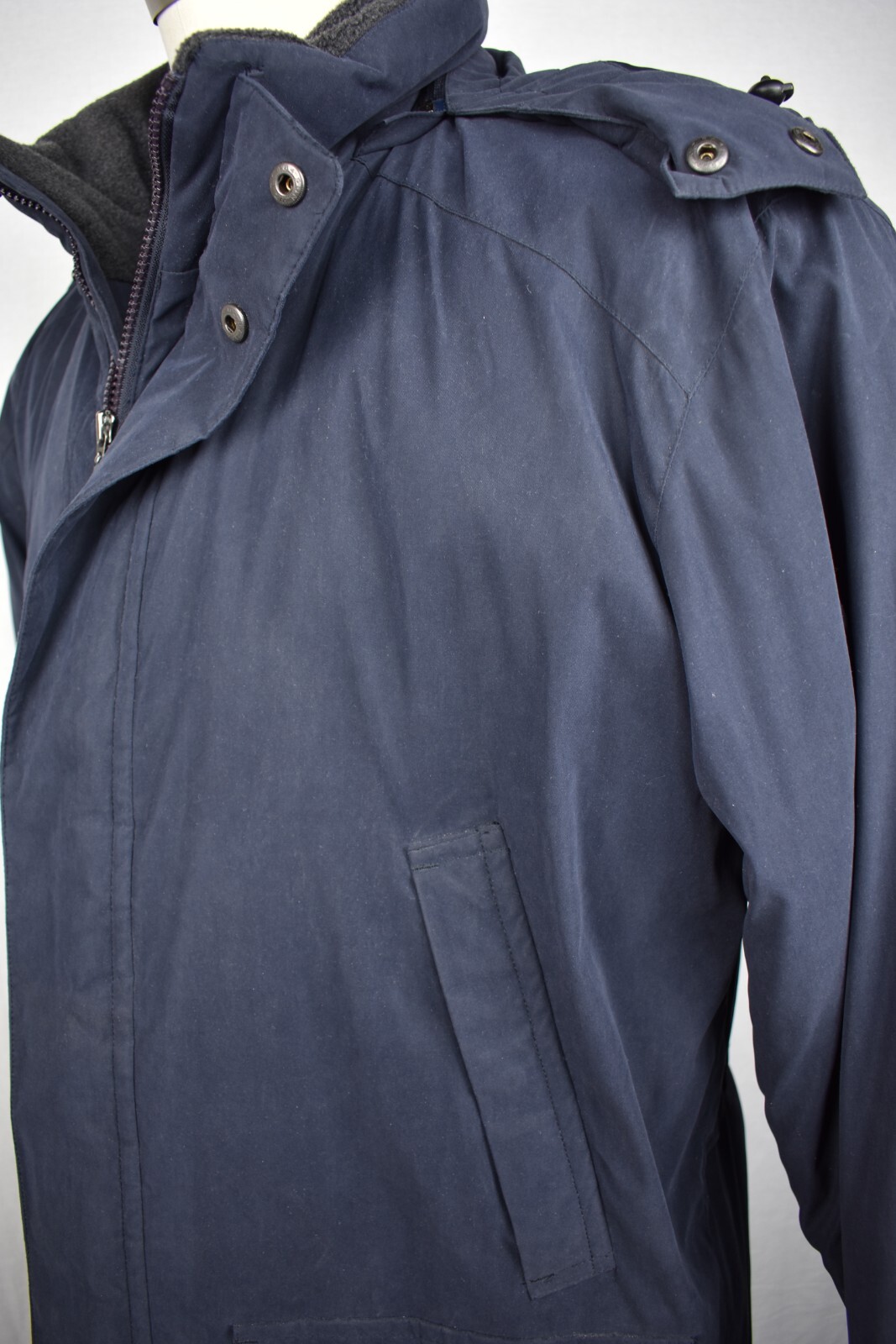 Aberdeen Collection Solid Blue Polyester/Nylon Bl… - image 3