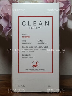 Clean Reserve Sel Santal Eau de Parfum for Women ( 1.7oz / 50mL) Sealed