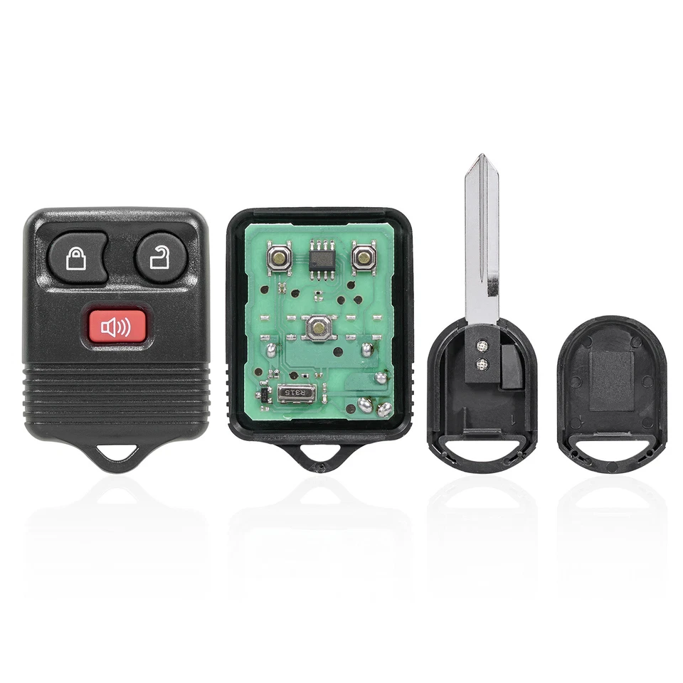 2x Llavero de control remoto para coche sin llave para Ford Explorer Sport Trac 2001-2010 + llave Foto 4 de 4