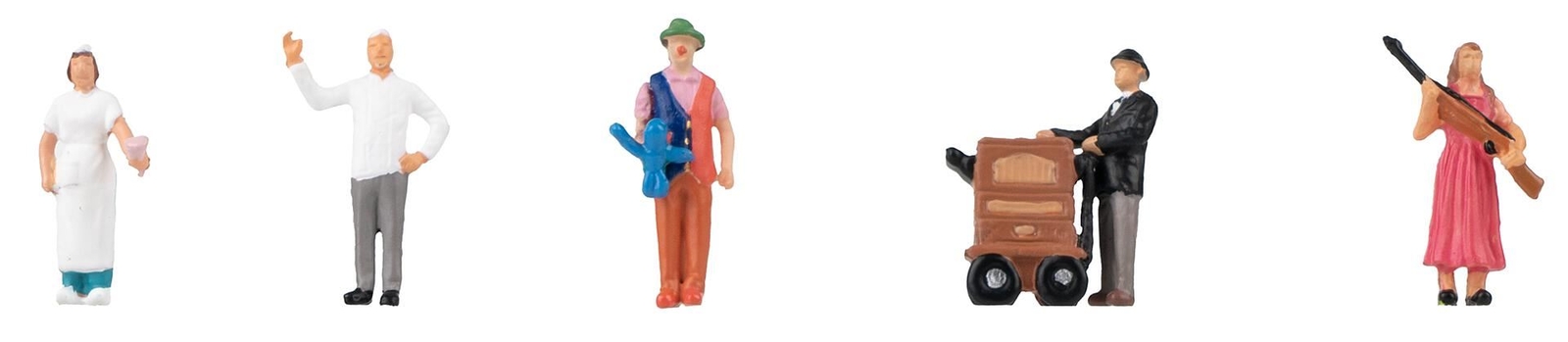Fairground Staff Figura (5) Set Dipinta Faller 151850