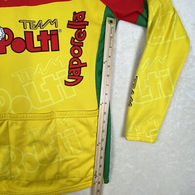 Maillot vélo SMS Santini Polti Team vintage Italie haut homme taille XXL