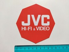 JVC Hi-Fi & Video Sticker Autocollant Vintage 80S Original