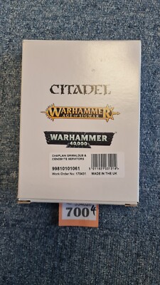 Warhammer 40k Black Templars Grimaldus und Retinue OOP.