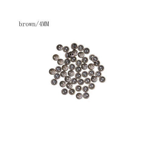 Clothing Metal 2-Holes Doll Button Sewing Buttons Round Buttons Apparel Sewing - Picture 13 of 16