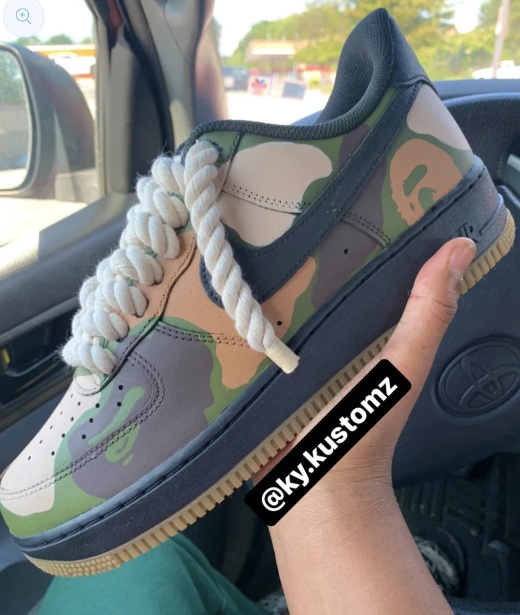 Custom bape air force 1 | eBay