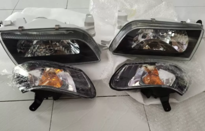 Fit For Toyota Corolla AE100 AE101 Wagon Front Black CRYSTAL Head+