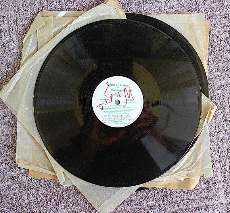 DAVE ELMAN Medical Relexation 5 Records 78RPM