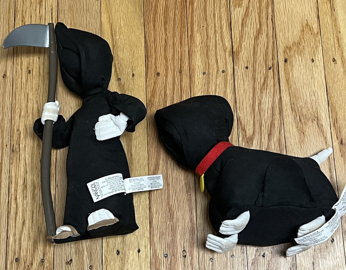VTG Halloween 2005 NANCO Family Guy 10” Death Grim Reaper & Dog