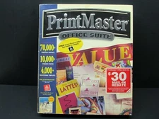 PrintMaster Office Suite,  PC, CD-ROM, W 95 / 3.1, Mindscape, 1998, Never Used