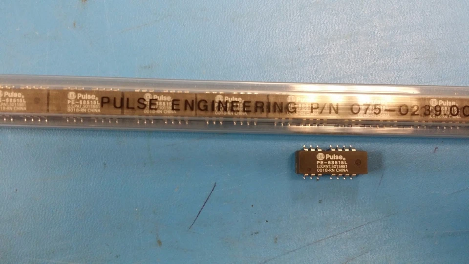 (2 PCS) PE-68515L PULSE Telecom Transformer 1:1 1500Vrms -1dB Surface Mount - Image 2 of 4