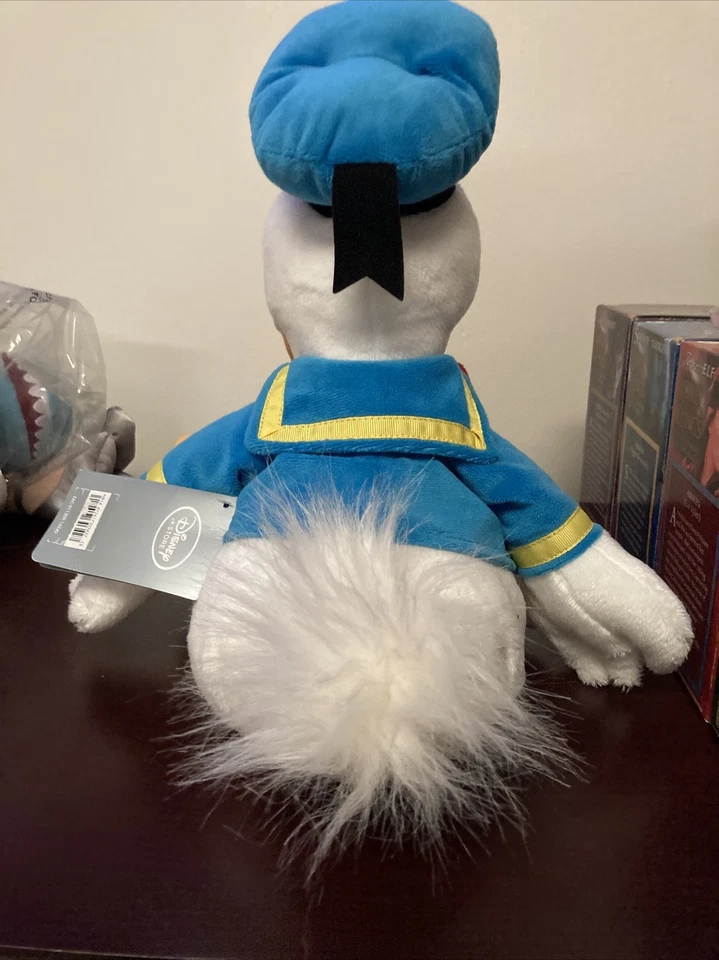 Juguete de peluche Pato Donald 14" Disney Store nuevo con etiquetas peluche limpio Foto 3 de 4